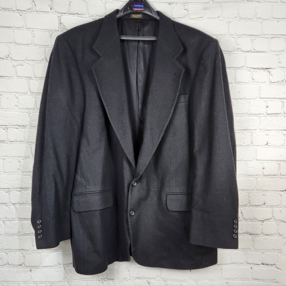 Oscar De La Renta Classic Black Men's Blazer